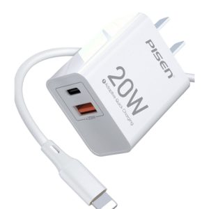 CỦ SẠC 20W U + C PISEN TS-C181 (BH18T)