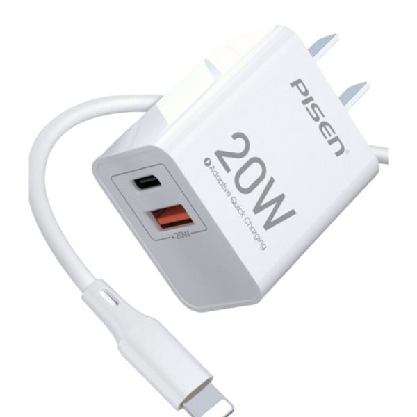 CỦ SẠC 20W U + C PISEN TS-C181 (BH18T)
