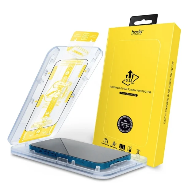 CƯỜNG LỰC IPHONE HODA CÓ KHUNG DÁN
