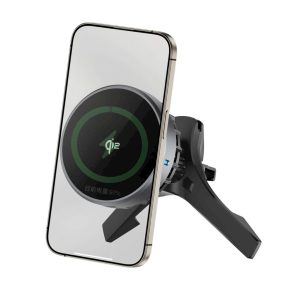 KẸP ĐIỆN THOẠI CỬA GIÓ WIWU CH-319 KÈM SẠC KHÔNG DÂY (BH6T)