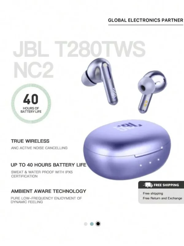 TAI NGHE BLUETOOTH JBL T280 (BH6T) - Ảnh 2