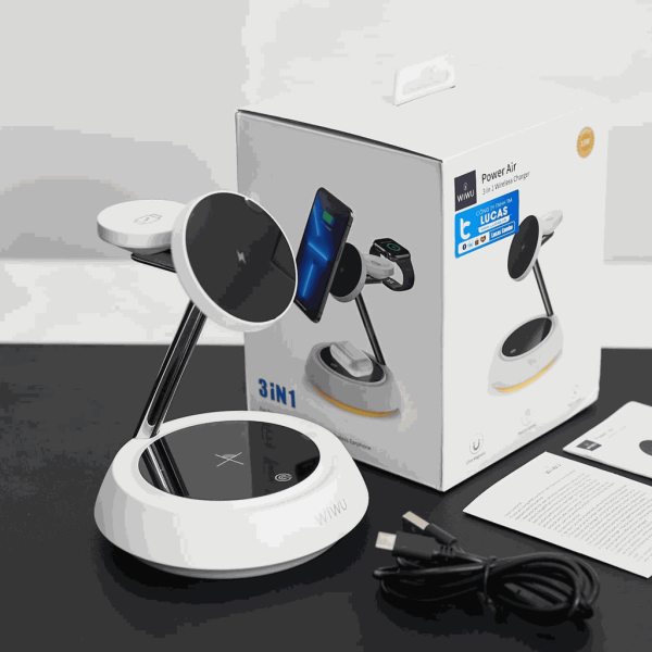 DOCK SẠC WIWU 3 IN 1 W002 (BH6T) - Ảnh 2