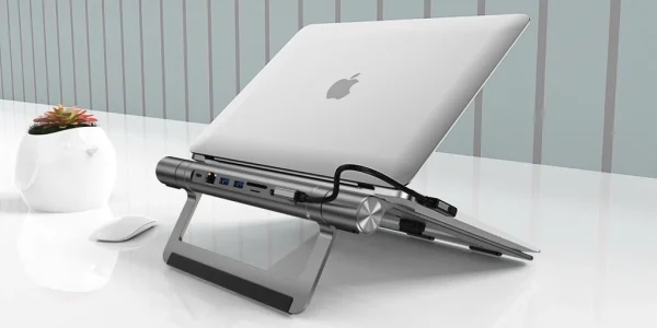 KỆ MÁY TÍNH WIWU KÈM HUB 8 IN 1 USB-C Docking Station A821 (BH6T) - Ảnh 2