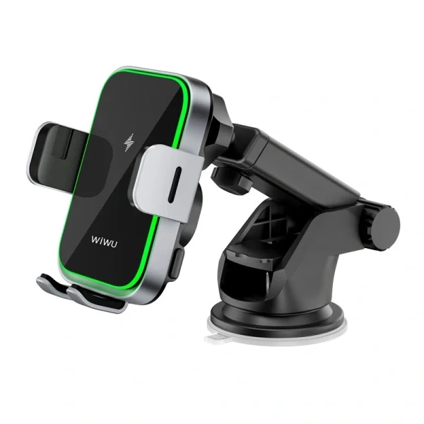 KẸP ĐIỆN THOẠI CỬA GIÓ WIWU CH-313 KÈM SẠC KHÔNG DÂY (BH6T) - Ảnh 2