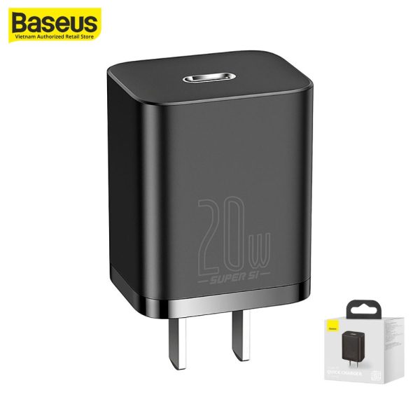 CỦ SẠC 20W BASEUS SUPER SI 1 CỔNG TYPE C CCSUP-A01 - Ảnh 2