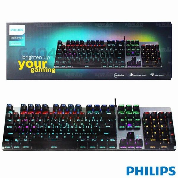 BÀN PHÍM CƠ PHILIPS G404 (BH6T) - Ảnh 2
