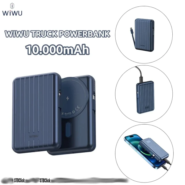 SẠC DỰ PHÒNG 10.000mAh WIWU TRUNK PP03 (BH6T) - Hình ảnh 2