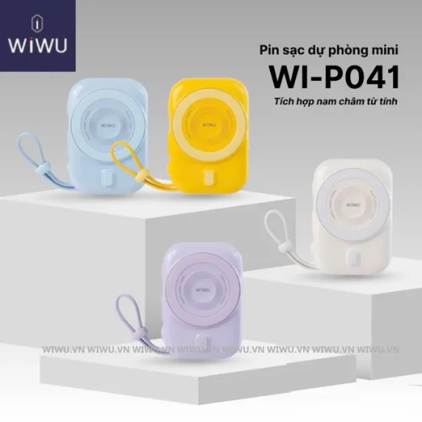 PIN DỰ PHÒNG 10.000MAH MAGSAFE WIWU WI-P041 (BH6T) - Ảnh 4
