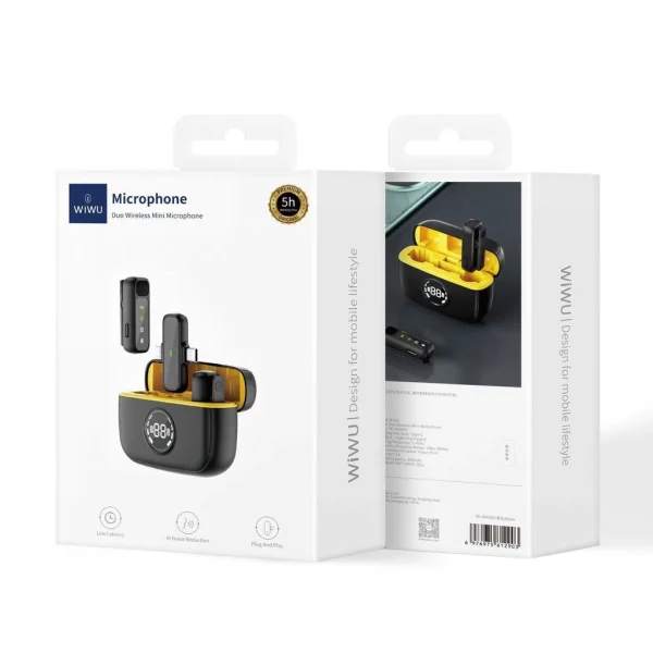 MIC THU ÂM KHÔNG DÂY WIWU WM003 (BH6T) - Ảnh 4