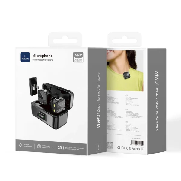 MIC THU ÂM KHÔNG DÂY WIWU WM005 (BH6T) - Ảnh 3