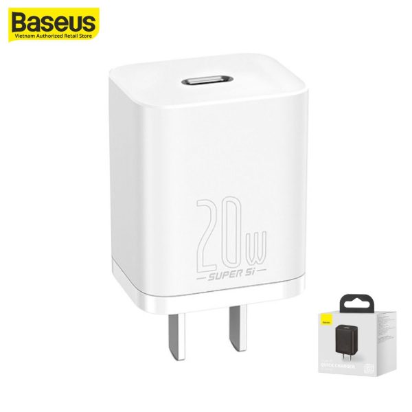 CỦ SẠC 20W BASEUS SUPER SI 1 CỔNG TYPE C CCSUP-A01 - Ảnh 3