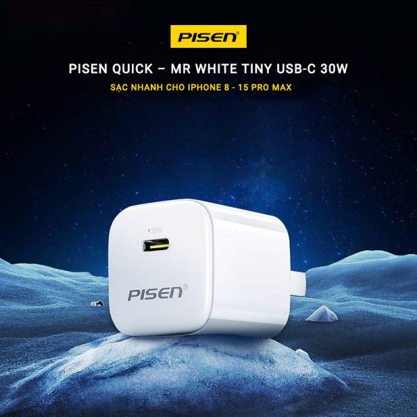 CỦ SẠC 30W PD PISEN TS-C175 (BH18T) - Ảnh 4
