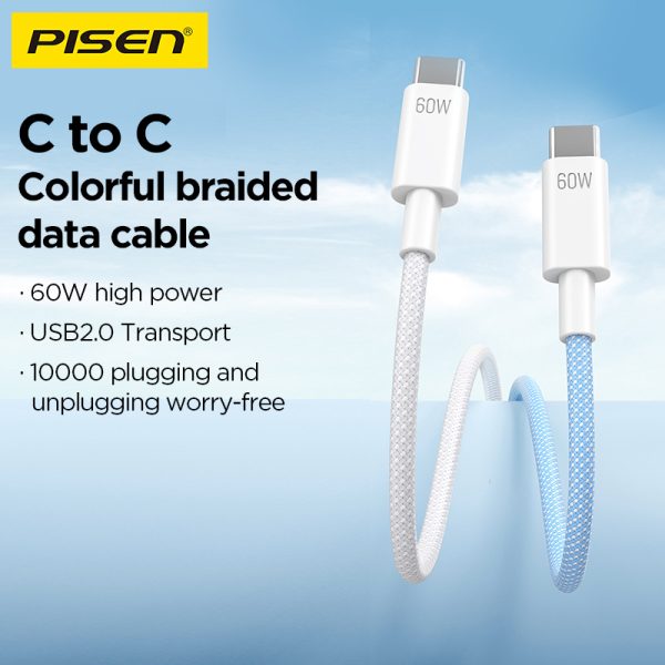 CÁP SẠC C TO C PISEN CC-PD07-1000 (BH18T) - Ảnh 3