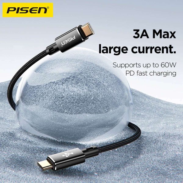 CÁP SẠC C TO C PISEN CC-PD12-1500 (BH18T) - Ảnh 3