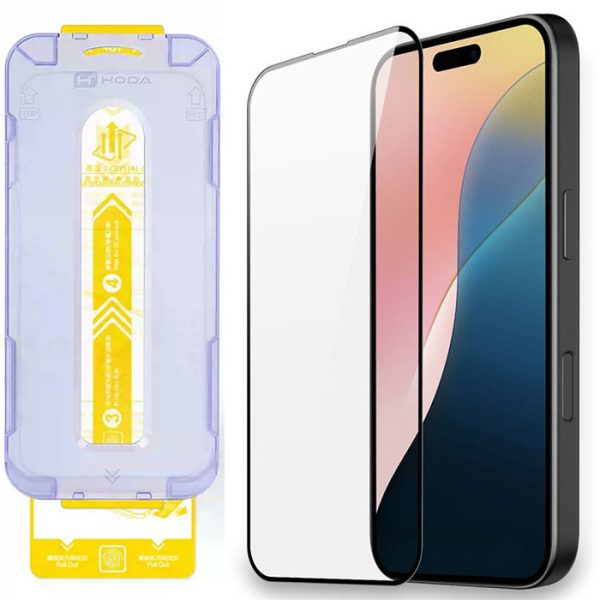 CƯỜNG LỰC IPHONE HODA CÓ KHUNG DÁN - Ảnh 3