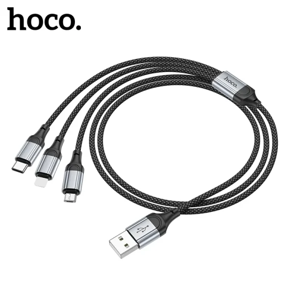 CÁP SẠC 3 ĐẦU HOCO X102 (BH3T) - Ảnh 3