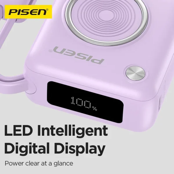 PIN DỰ PHÒNG 10.000MAH PISEN TP-D105 (BH18T) - Ảnh 3