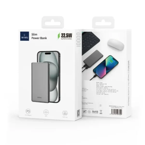 PIN DỰ PHÒNG 10.000mAh 22.5W WIWU P013 (BH6T) - Ảnh 3