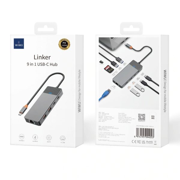 HUB CHUYỂN ĐỔI 9 IN 1 WIWU LINKER (BH6T) - Ảnh 4
