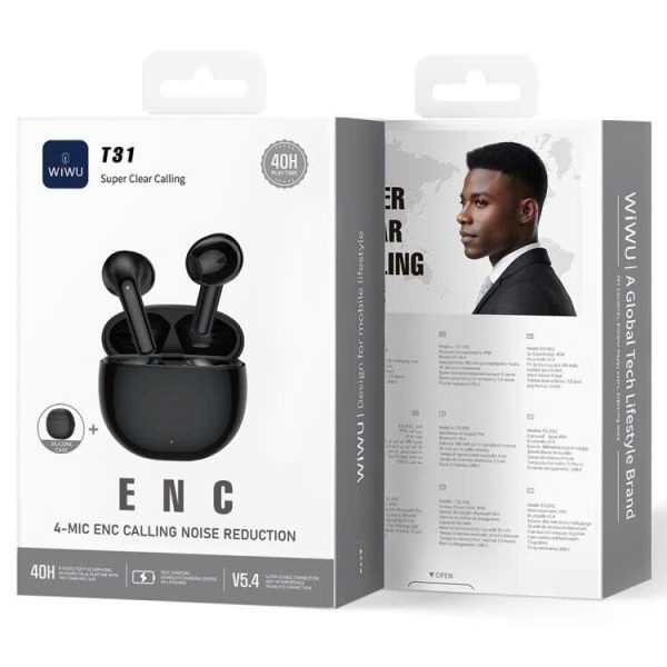 TAI NGHE BLUETOOTH WIWU T31 ENC (BH6T) - Ảnh 3