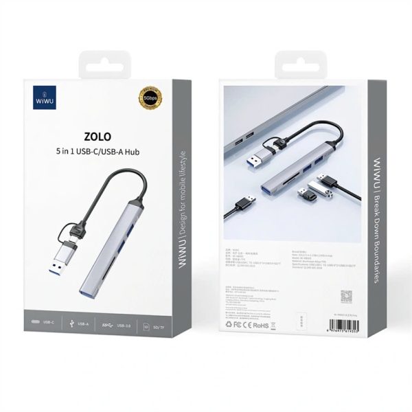 HUB CHUYỂN ĐỔI 5 IN 1 WIWU HB003 (BH6T) - Ảnh 4