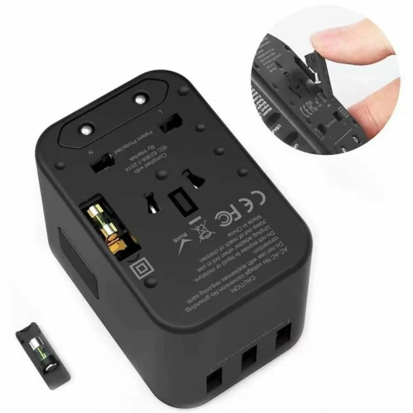 CỦ SẠC DU LỊCH 33,5W WIWU UA303 (BH6T) - Ảnh 2