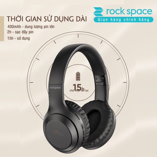 TAI NGHE BLUETOOTH ROCKSPACE O2 (BH6T) - Ảnh 4