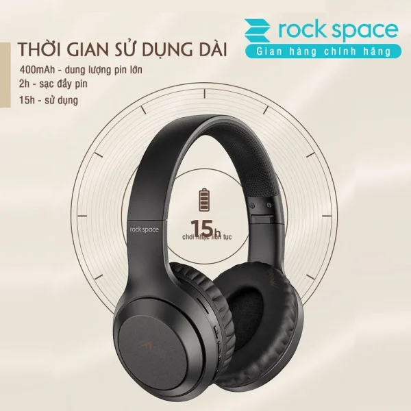 TAI NGHE BLUETOOTH ROCKSPACE O2 (BH6T) - Ảnh 4